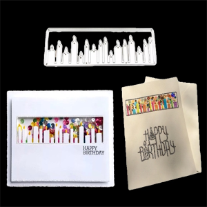 Steel Border Dies - Birthday Candles