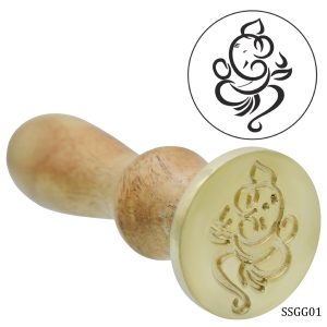 Wax Seal Stamp - Ganpati Design 1