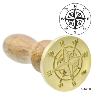 Wax Seal Stamp - Vintage Compass