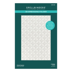 Spellbinders 3D Embossing Folder 5.5"X8.5" - Circle Illusion