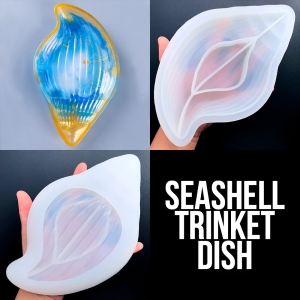 Shell Plate or Trinket Dish Silicone Mould