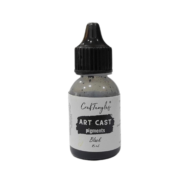 CrafTangles Art Cast Pigment (Jesmonite Alternative/ Eco Friendly Resin Alternative) (15 ml) - Black