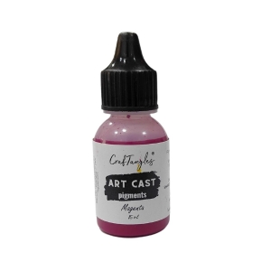 CrafTangles Art Cast Pigment (Jesmonite Alternative/ Eco Friendly Resin Alternative) (15 ml) - Magenta / Dark Pink