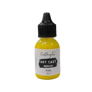 CrafTangles Art Cast Pigment (Jesmonite Alternative/ Eco Friendly Resin Alternative) (15 ml) - Yellow