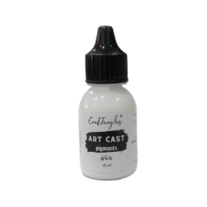 CrafTangles Art Cast Pigment (Jesmonite Alternative/ Eco Friendly Resin Alternative) (15 ml) - White