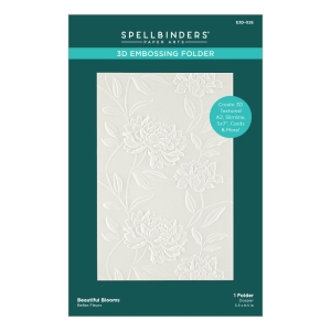 Spellbinders 3D Embossing Folder 5.5"X8.5" - Beautiful Blooms