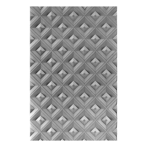 Spellbinders 3D Embossing Folder 5.5"X8.5" - Beveled Diamonds