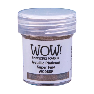 Wow Embosing Powder - Super Fine - Metallic Platinum