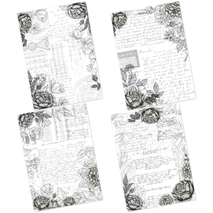 CrafTangles_Decoupage_Paper_Botanical-Blooms-1-A4-4-Images