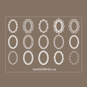 Clear PET White Stickers (30 pcs) - MM035954