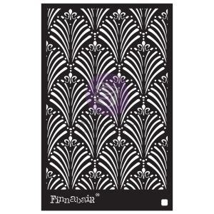 Prima Marketing Finnabair Stencil 6"X9" - Art Deco Wall