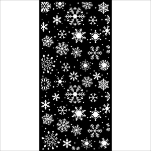 Stamperia Stencil 4.72"X9.84" - Snowflakes