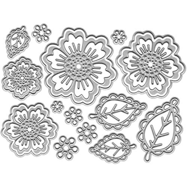 Steel Dies - Flowers (Set of 14 dies)