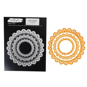 CrafTangles Steel Dies - Lace Circles (Set of 6 dies)