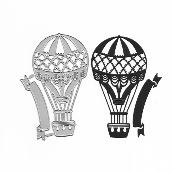 Steel Dies - Hot Air Balloon (XY607) (Set of 2 dies)