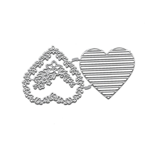 Steel Dies - Pattern Hearts (Set of 3 dies)