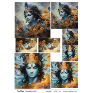 CrafTangles A4 Transfer It Sheets - Krishna