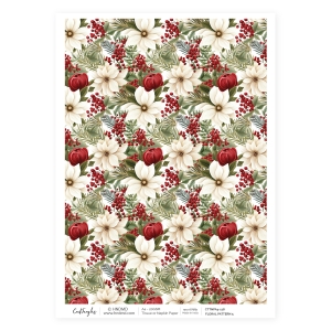 CrafTangles Decoupage Napkin / Tissue / Collage Paper - Floral Pattern 5