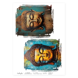 CrafTangles Decoupage Napkin / Tissue / Collage Paper - Buddha 4