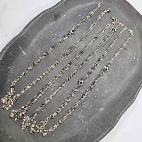 Jewellery Findings - Necklace / Chain - Silver (6 pcs)