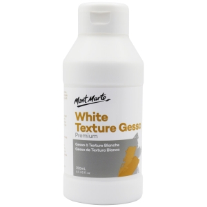 Mont Marte White Texture Gesso 250ml